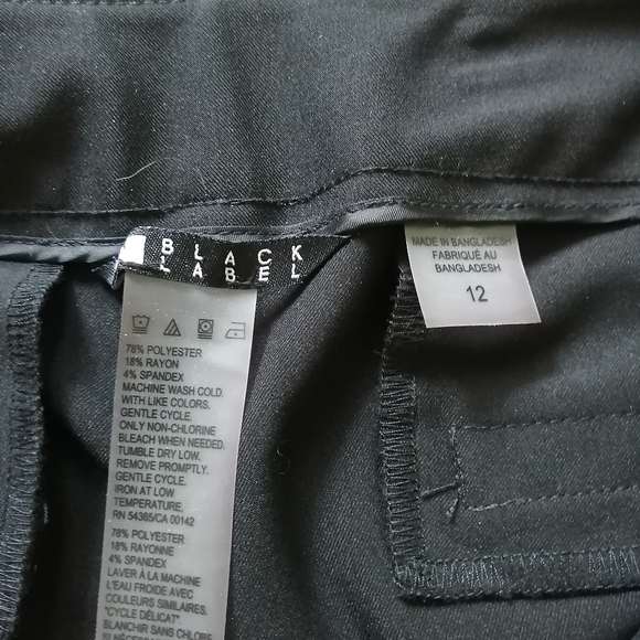 2 pair black dress pants - Picture 4 of 5